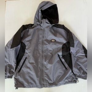 Cheneral Mens L Reversible Heavy Jacket Bandon Oregon ‎ Embroidery Zip